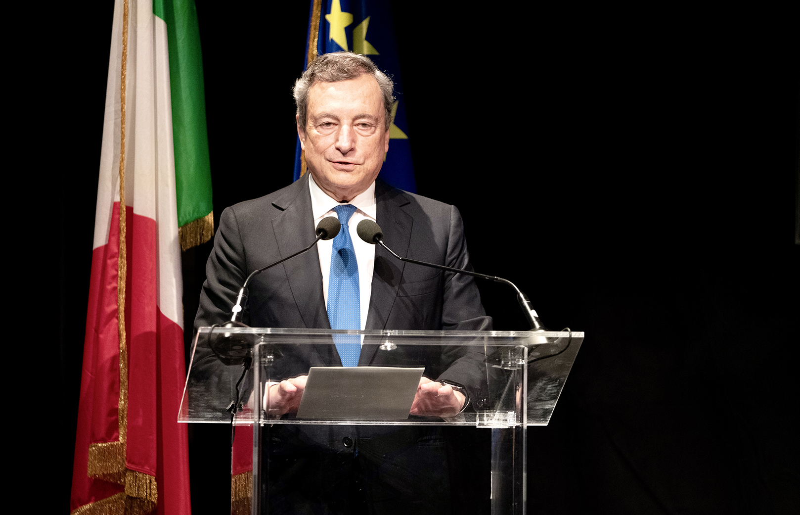 Il Presidente del Consiglio Draghi a Bologna alla Cerimonia conclusiva del G20 Interfaith Forum 2021