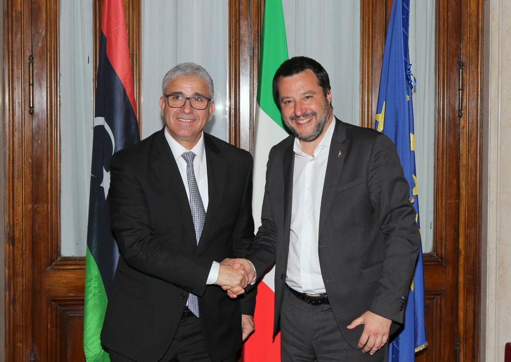 VIMINALE, incontro tra Salvini e il suo omologo libico