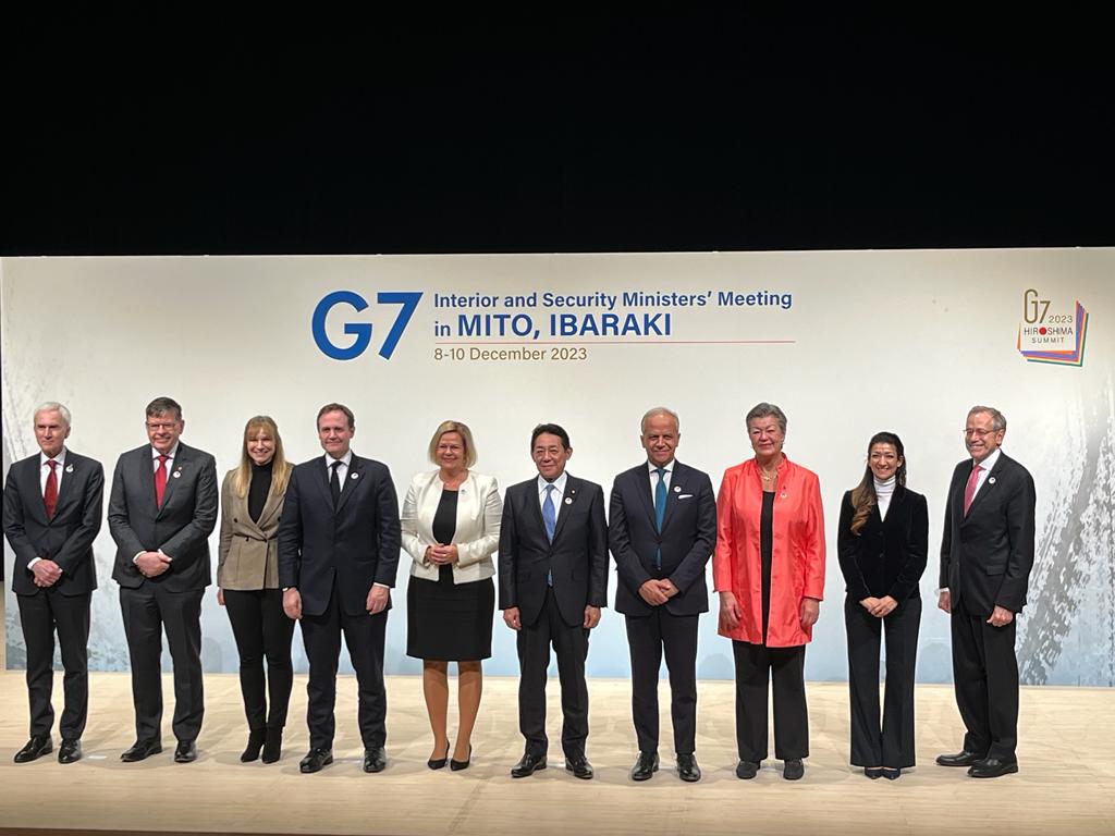 PIANTEDOSI al vertice dei Ministri dell’Interno e della Sicurezza del G7