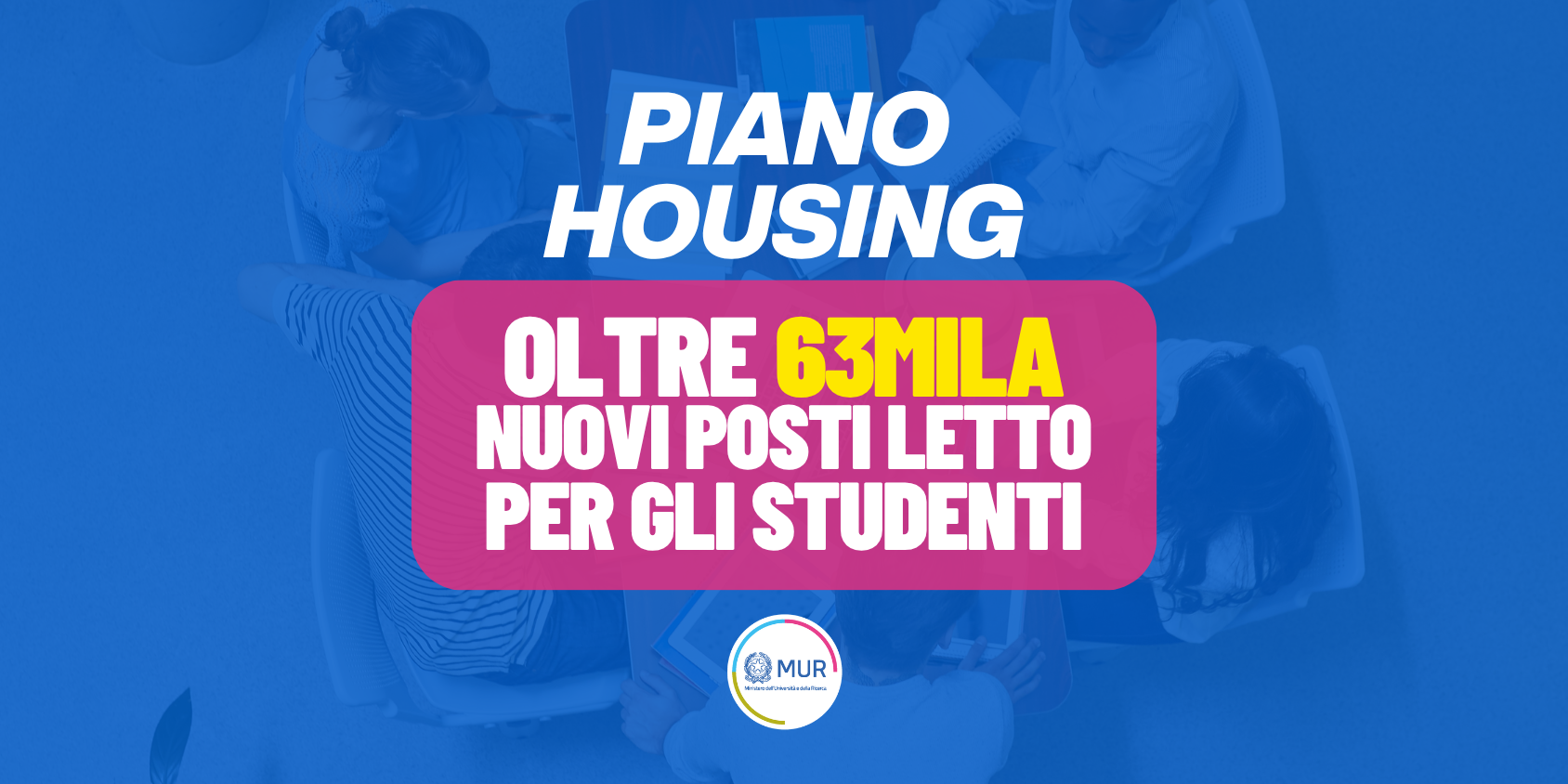 UNIVERSITA': Housing universitario, online la nuova piattaforma MUR. A disposizione di studenti e famiglie una mappa interattiva per individuare le strutture e gli interventi dedicati alla residenzialità universitaria
