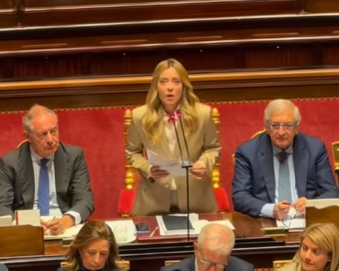 Consiglio europeo del 15-16 ottobre, Comunicazioni del Presidente Meloni al Senato